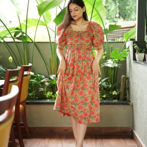 Mustard Meadow Dress