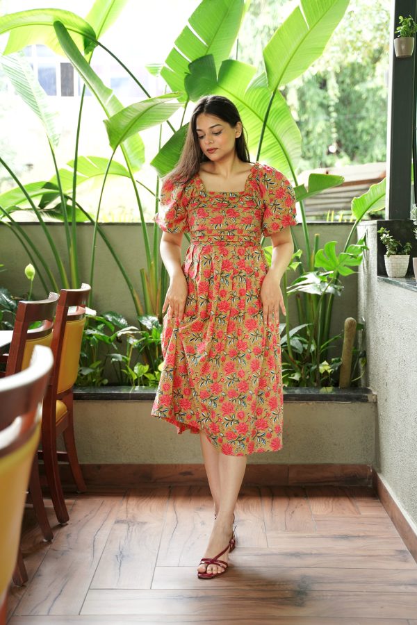 Mustard Meadow Dress