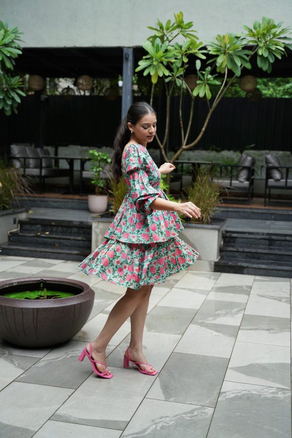 Mint Candy Tie-up Dress - Image 2